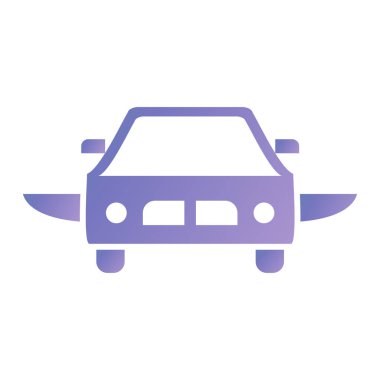 araba simgesi vektör illüstrasyonu