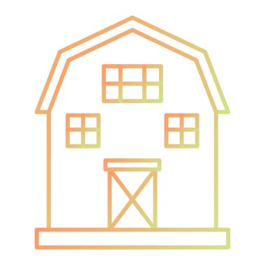 ahır simge vektör çizim