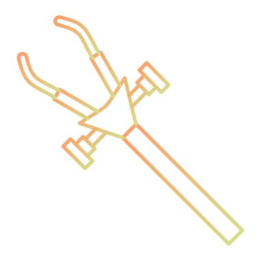 Modern b 'nin vektör illüstrasyonu eksik simgesi