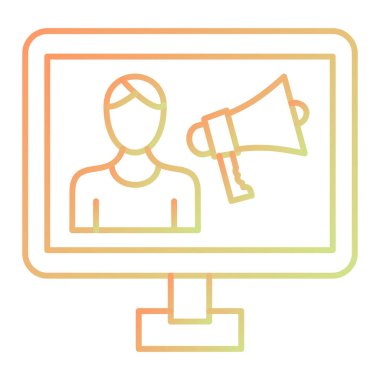 seo modern simgesinin vektör illüstrasyonu