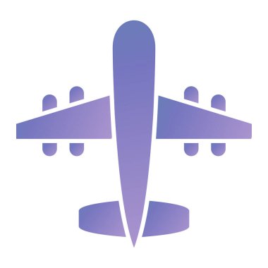 Uçak. Web simgesi basit illüstrasyon