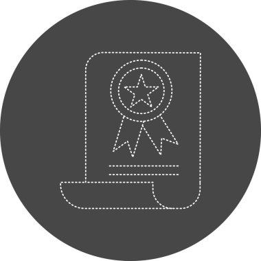 ödül vektörü ince çizgi simgesi