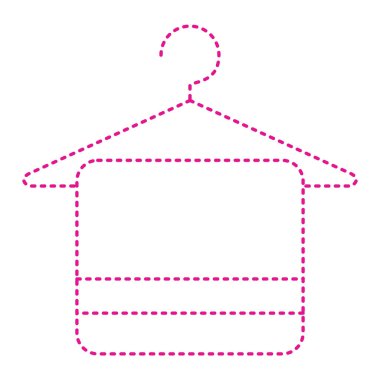 askı simgesi vektör illüstrasyonu