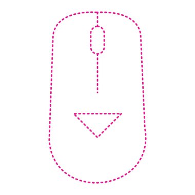 PC faresinin vektör illüstrasyonu