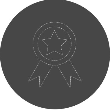 Award icon, vector illustration simple design
