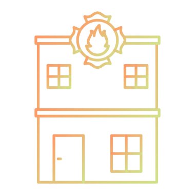 Construction web icon simple illustration