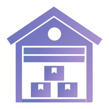 Ev. Web simgesi basit illüstrasyon