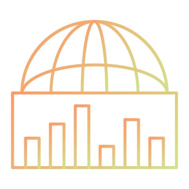 seo ve finans simgesinin vektör illüstrasyonu