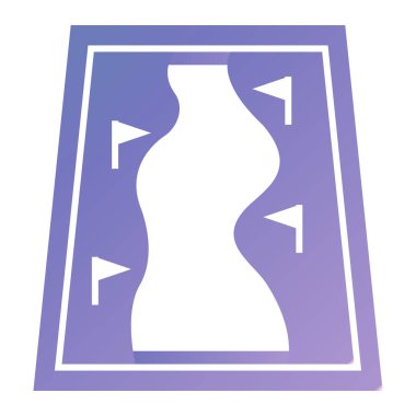 vector illustration of modern b lack icon of pregnant woman