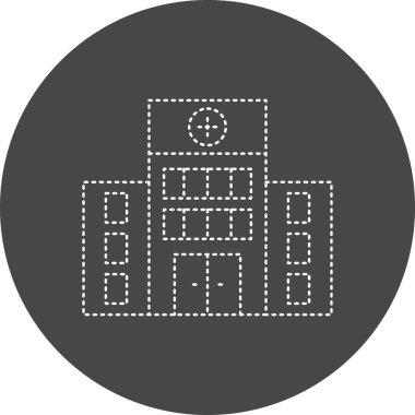 Havaalanı simgesinin vektör illüstrasyonu