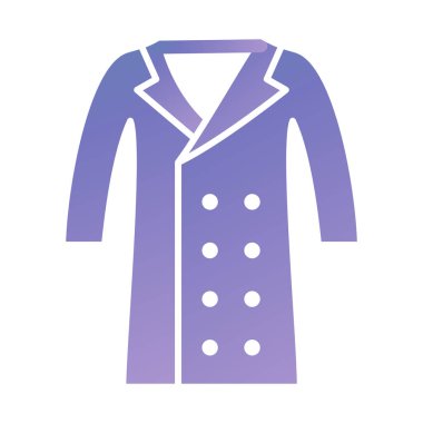 Gömlek ikonu. Web için kıyafet vektör sembolünün basit bir illüstrasyonu