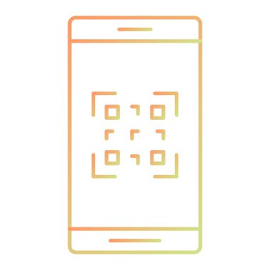 Cep telefonu simgesi, vektör illüstrasyonu