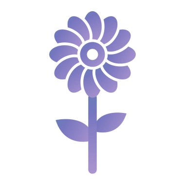 çiçek simgesi vektör illüstrasyonu