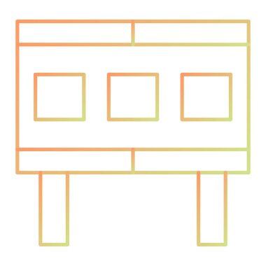 vector illustration of a school store