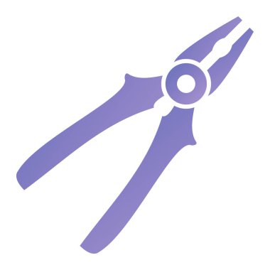 Kerpeten ikonu. Web için makas vektör simgelerinin basit çizimi