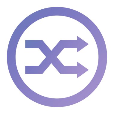 Yön ok vektör simgesi. biçim çift renkli düz sembol, yoğun kırmızı ve siyah renkler, yuvarlak açılar,