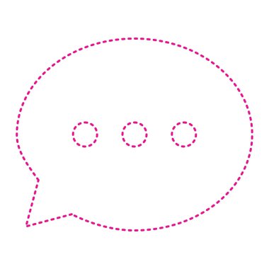 konuşma balonu ikonu vektör illüstrasyon tasarımı