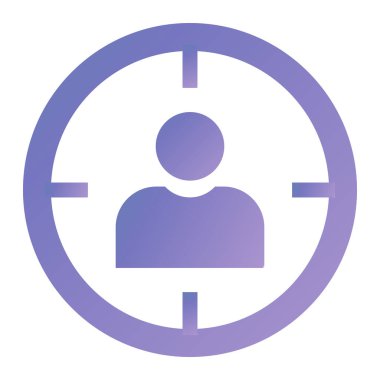 kullanıcı. Web simgesi basit illüstrasyon