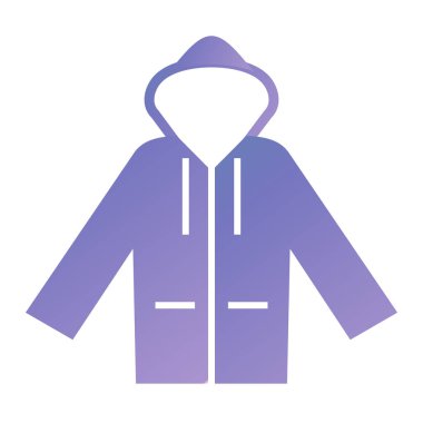 Ceket. Web simgesi basit illüstrasyon