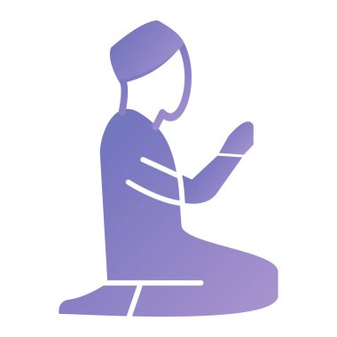 woman with a mask icon. flat design