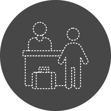 İş ve finans simgesinin vektör illüstrasyonu