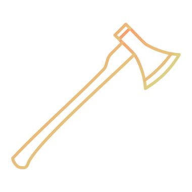 Balta simgesi. Vektör illüstrasyonu