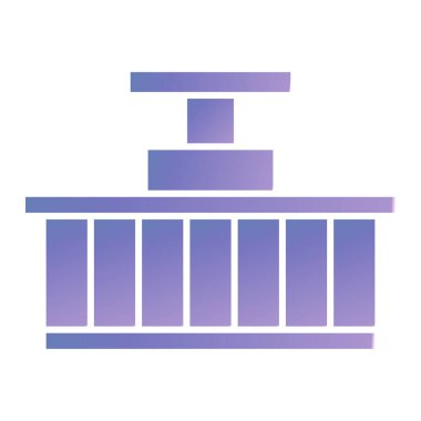 gas station icon. simple illustration of train vector icons for web