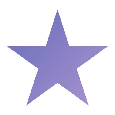 Yıldız simgesi. Web için yıldız vektör simgelerinin düz çizimi