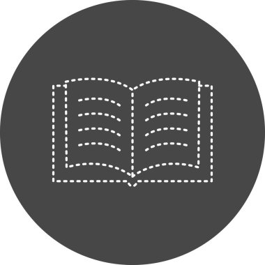 Kitap simgesinin vektör illüstrasyonu 