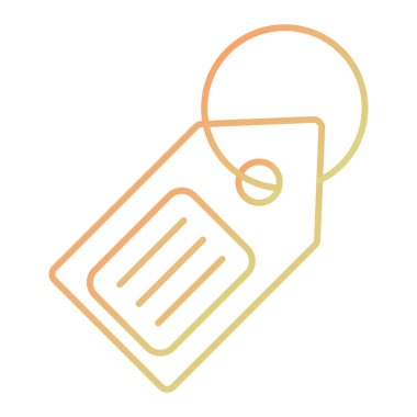 Alışveriş poşeti ikon vektör illüstrasyonu