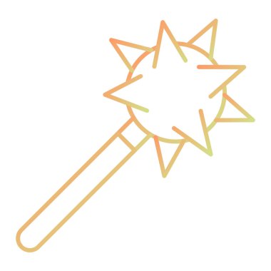 Sihirli değnek. Basit resimleme