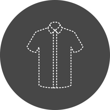 Gömlek. Web simgesi basit illüstrasyon