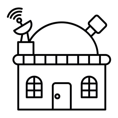 Modern ve teknoloji simgesinin vektör illüstrasyonu