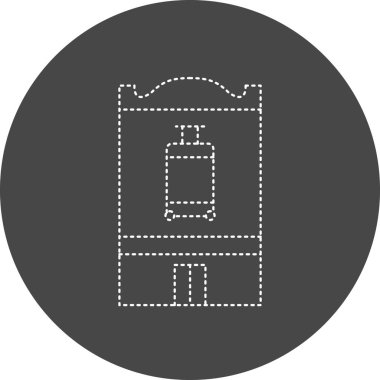 Tatil simgesinin vektör illüstrasyonu 