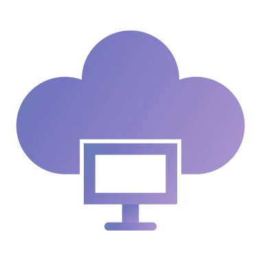 Bulut hesaplama. Web simgesi