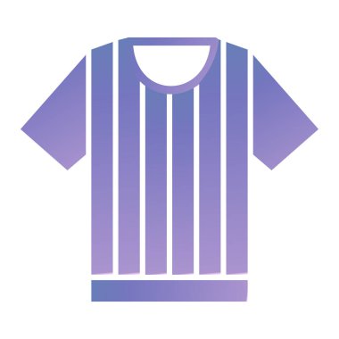 Gömlek ikonu. Web için t-shirt vektör simgelerinin basit çizimi