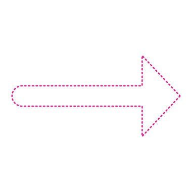 Ok simgesi. Web tasarım biçimi