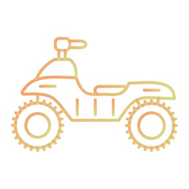 Motorsiklet. Web simgesi basit illüstrasyon