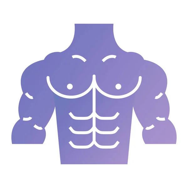 Human Body Icon Outline Illustration Breast Vector Symbol Web — ストックベクタ