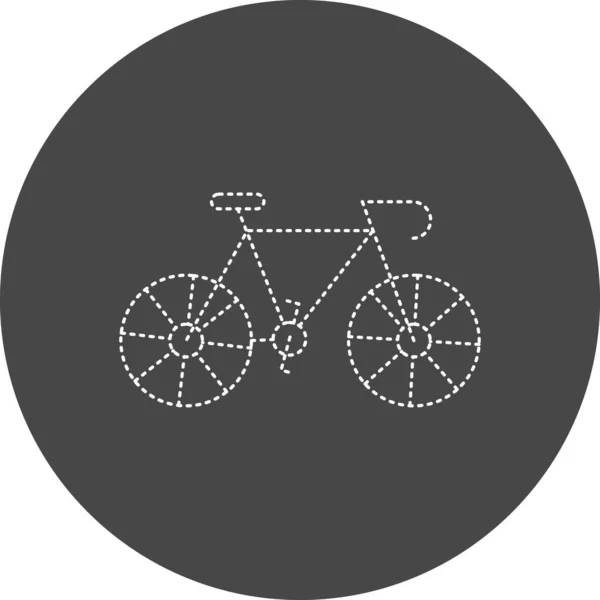 Vector Illustration Modern Cycle Icon — ストックベクタ