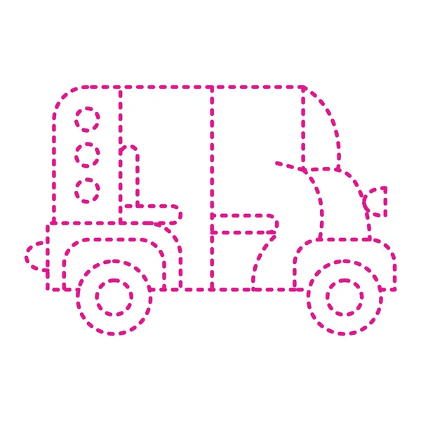Lieferwagen Symbol Vektor Illustration Design — Stockvektor