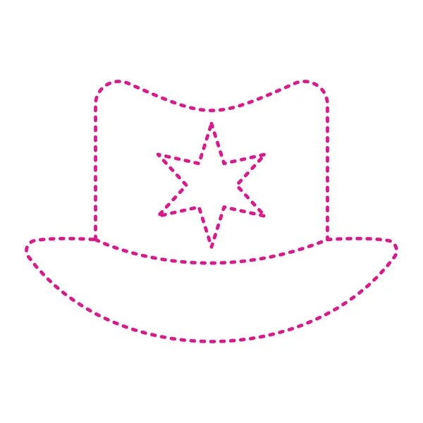 Hat Icon Thin Line Illustration Isolated Vector — Stockvektor