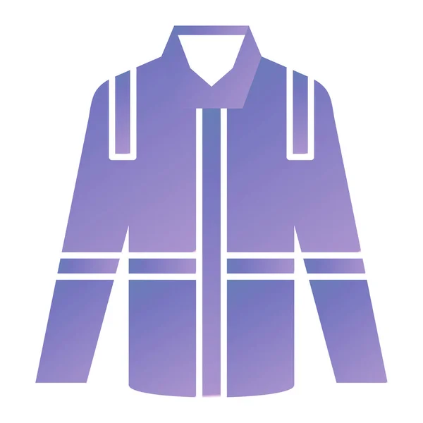 Deporte Chaqueta Icono Vector Ilustración — Vector de stock