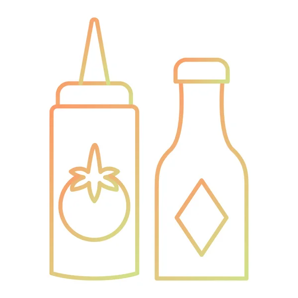Vector Illustration Food Drink Symbol Set Vegetable Juice Stock Sign — Stockvector