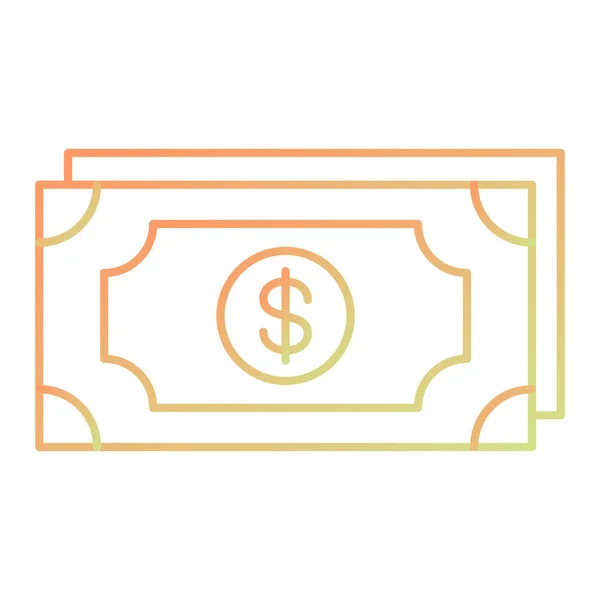 Money Web Icon Simple Illustration — Stock Vector