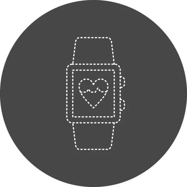 Vector Illustration Modern Smart Watch Icon — Vector de stock