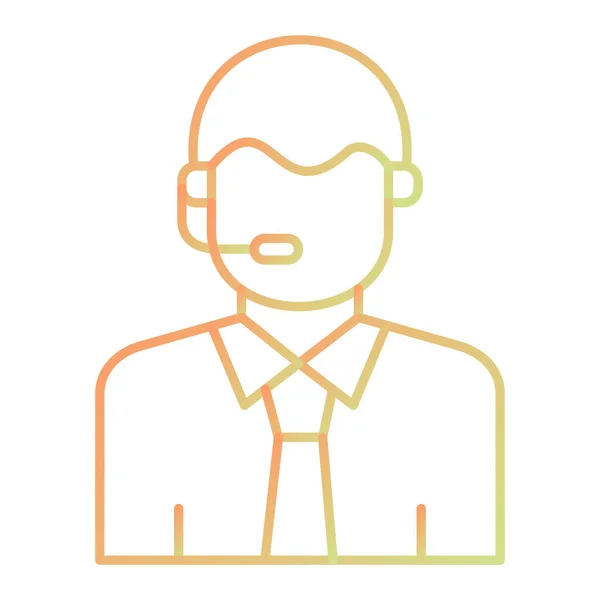 Avatar Web Icon Simple Illustration — Stock Vector
