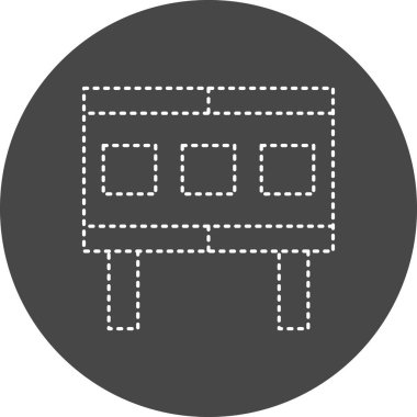 vector illustration of Scoreboard icon