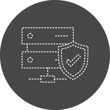Data Protection. web icon simple design
