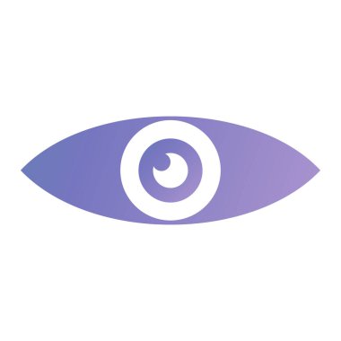 Göz simgesi vektör illüstrasyonu